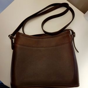 Vintage Coach 9052 Mambo Brown Cross Body Bag